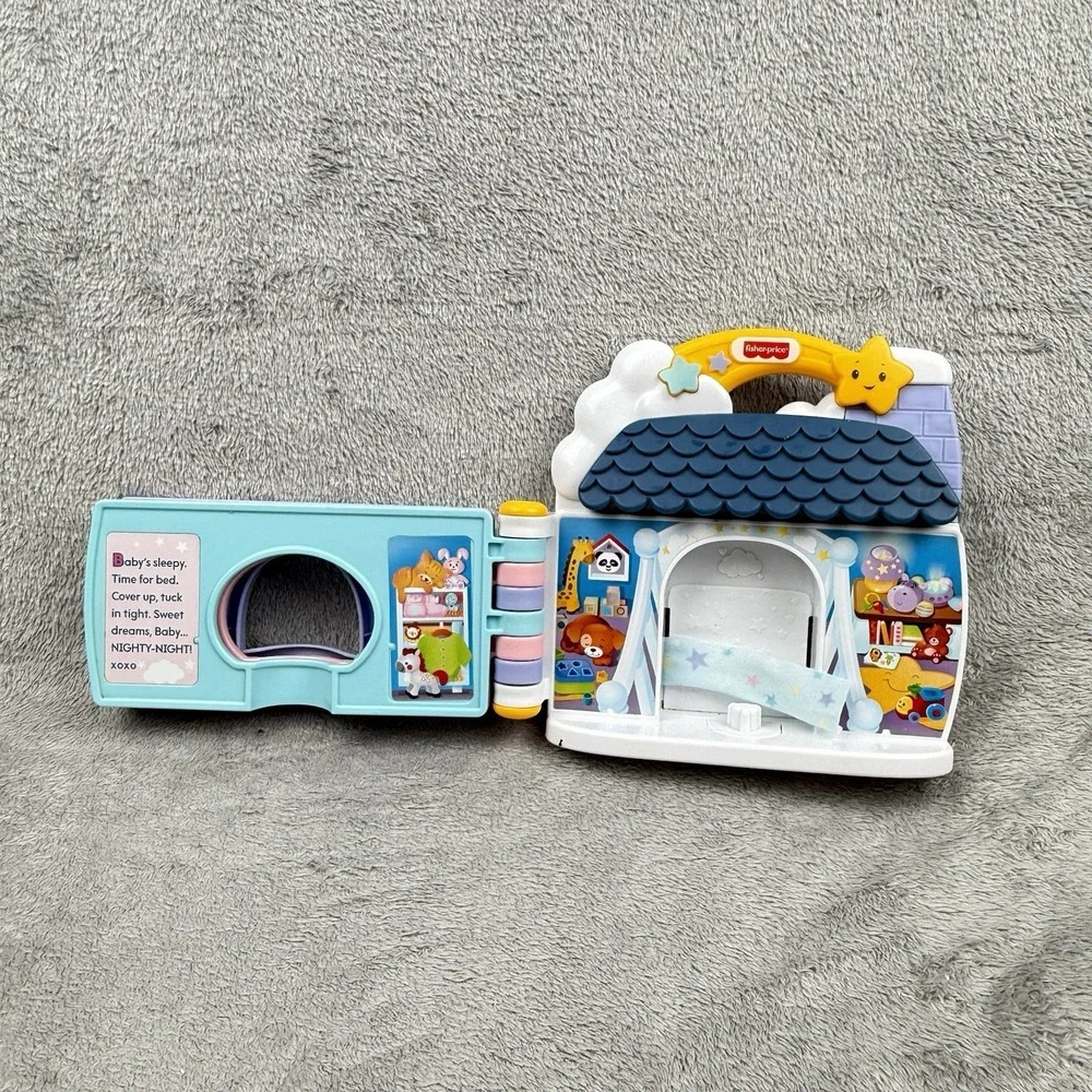 Fisher Price Little People Baby's Day Storybook‎ Playset Book Only 2019 GMK20